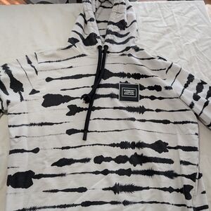 Burberry Monochrome Patterned Hoodie